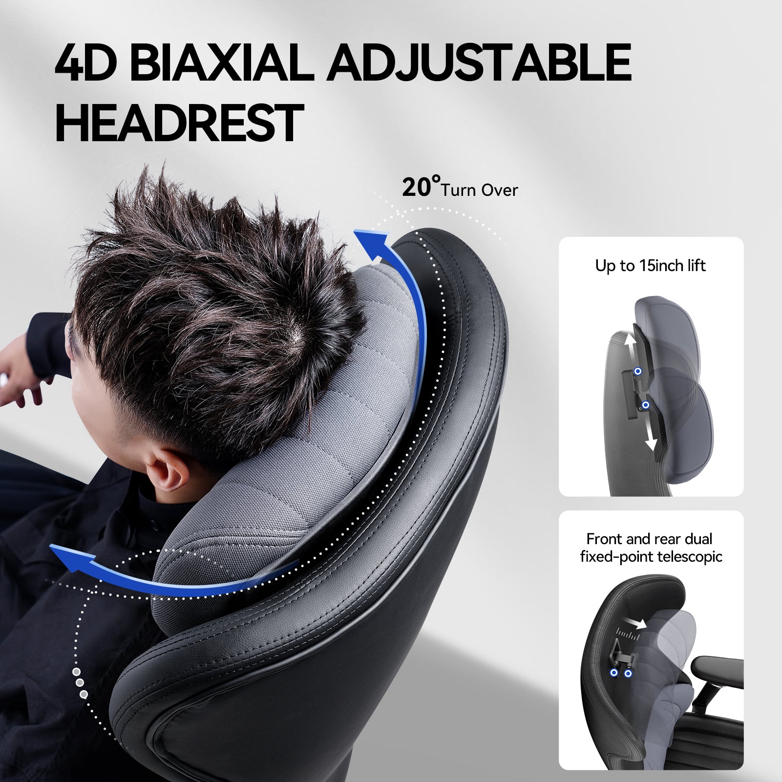 EMIAH GT100 Ergonomic Gaming Office Chair with Foot Rest