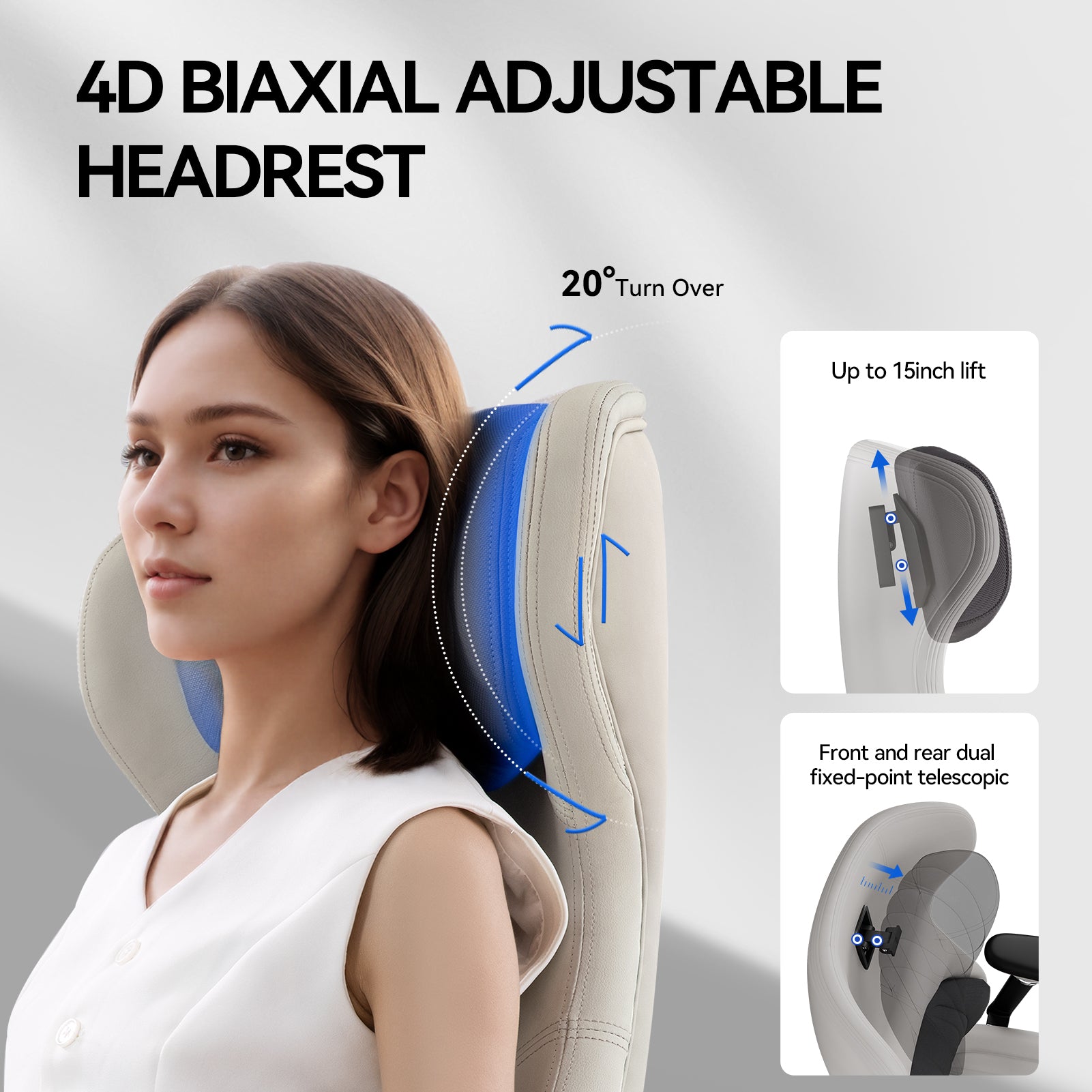 EMIAH GT100 Ergonomic Gaming Office Chair with Foot Rest