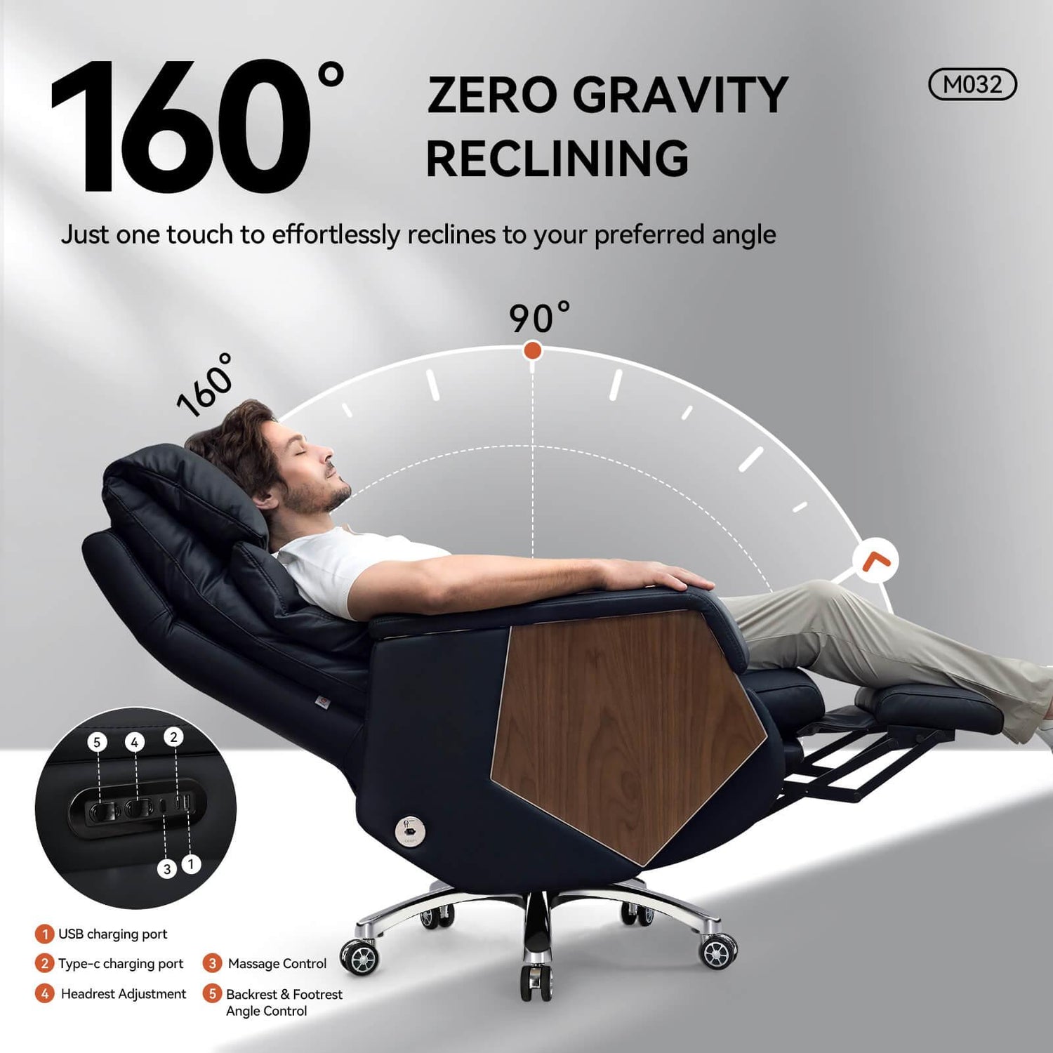 EMIAH MT032 Electric Smart Executive Office Chair