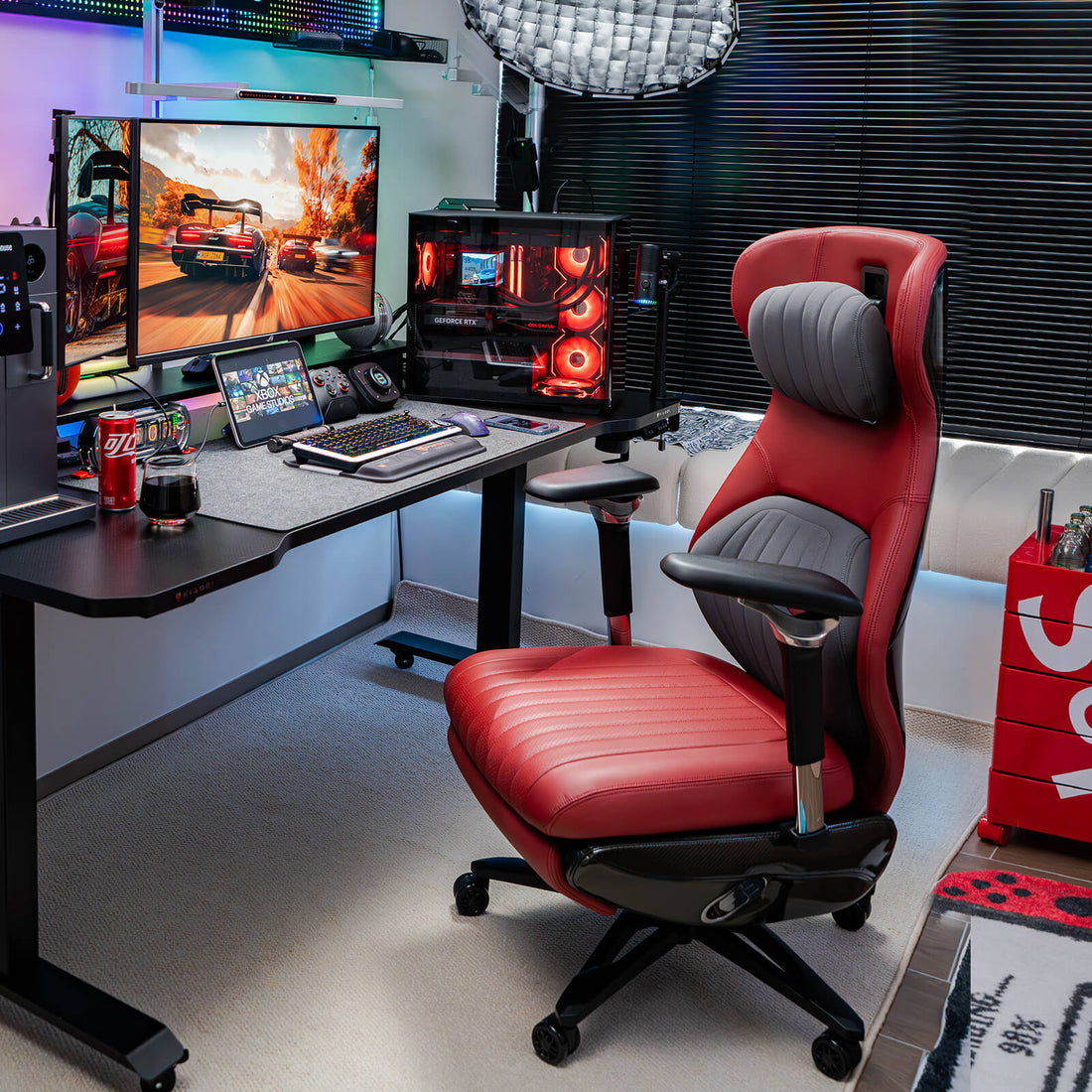 Electric Ergonomic Leather Chair