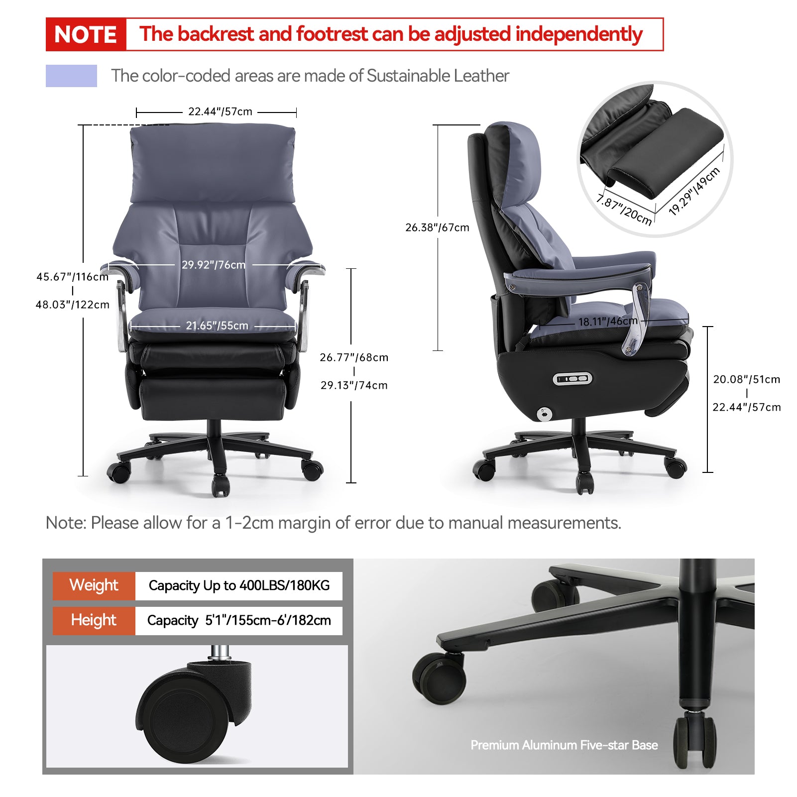EMIAH MT033 Electric Smart Executive Office Chair