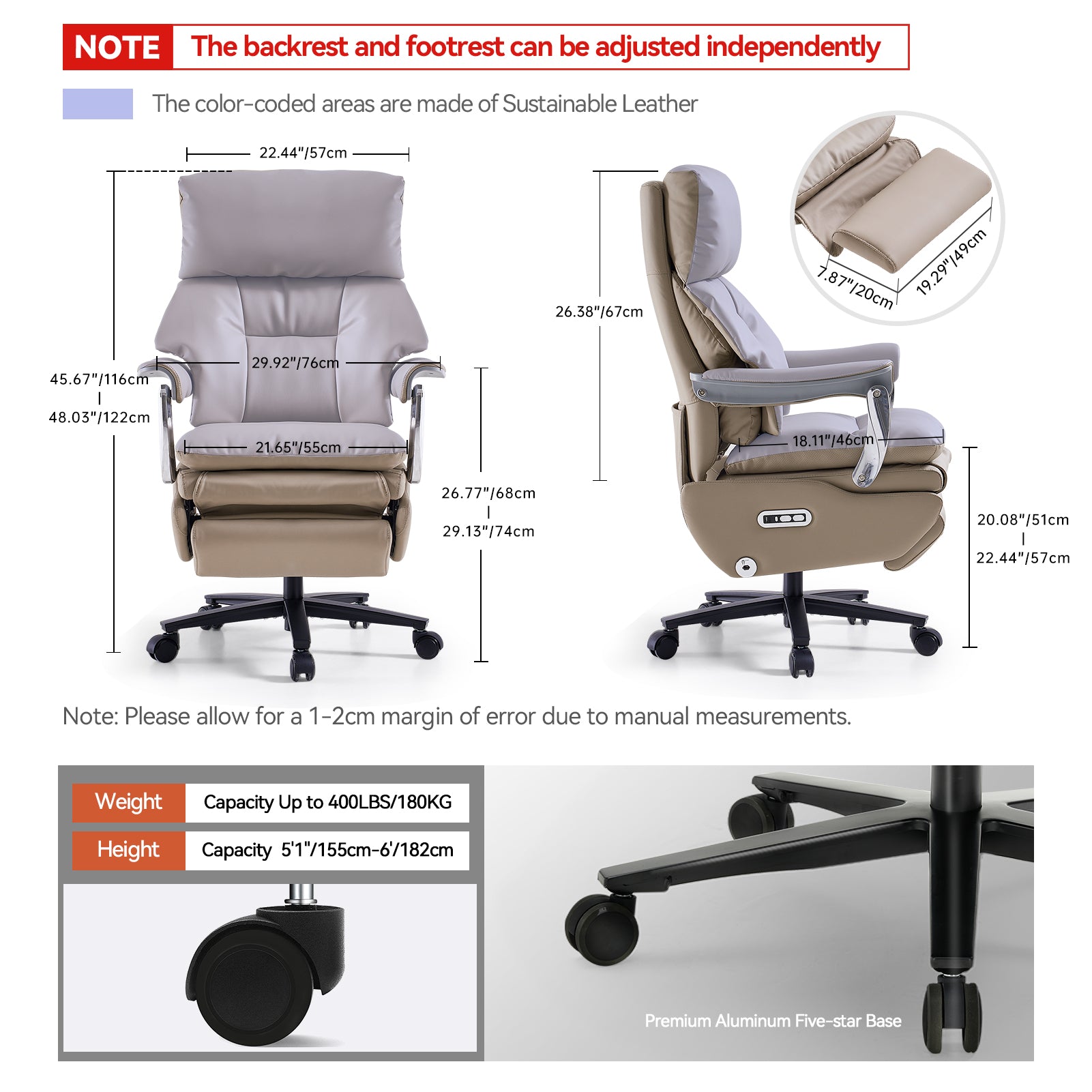 EMIAH MT033 Electric Smart Executive Office Chair