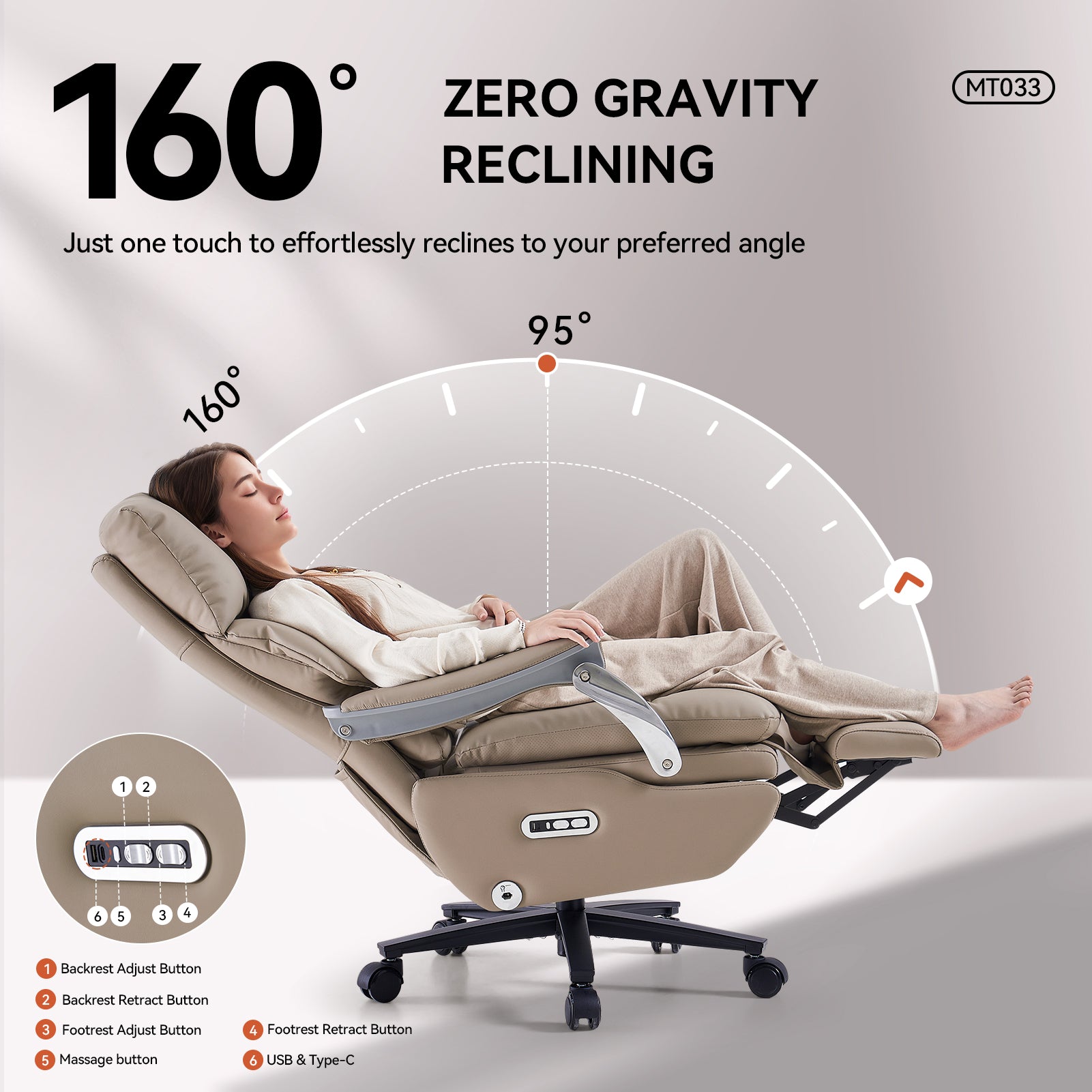 EMIAH MT033 Electric Smart Executive Office Chair