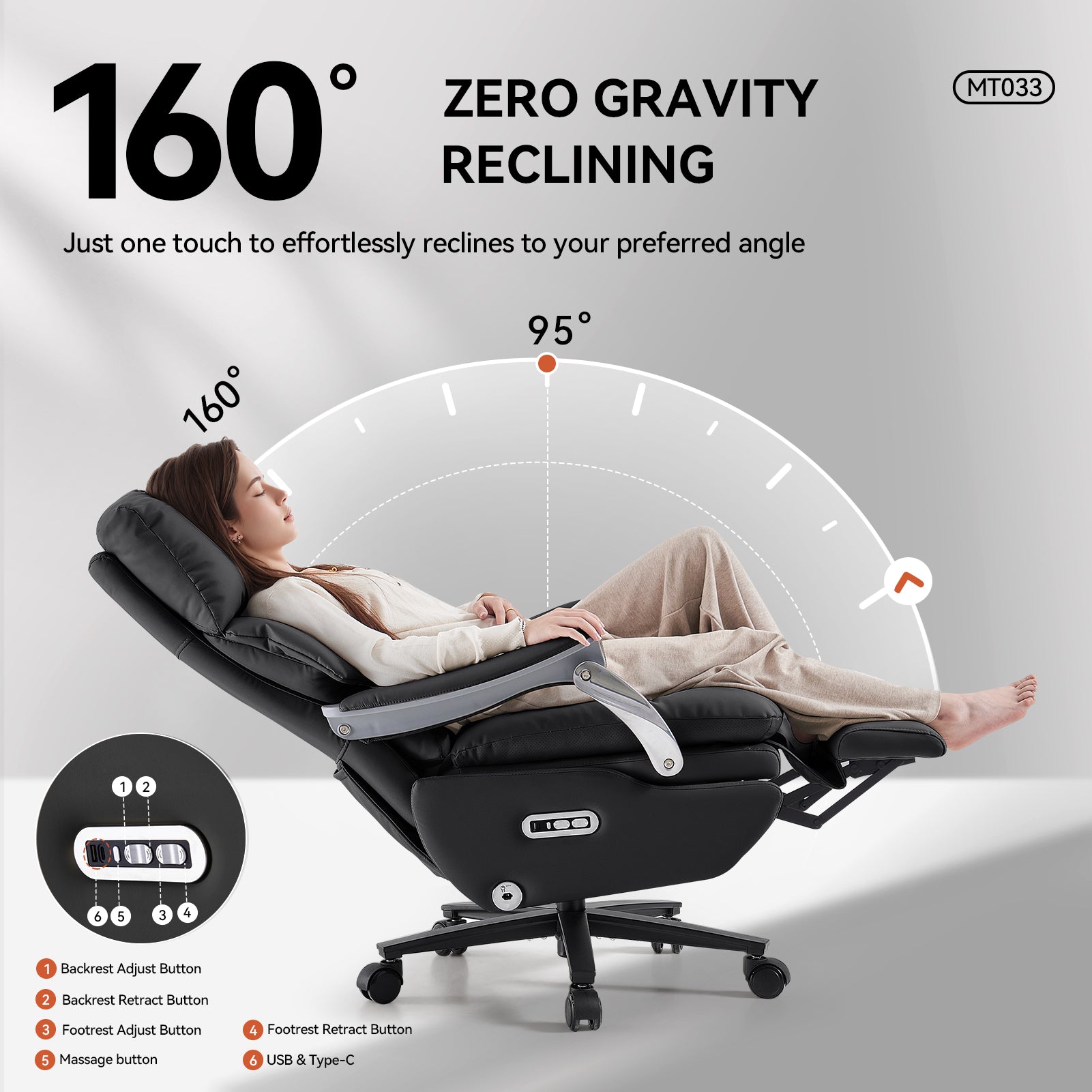 EMIAH MT033 Electric Smart Executive Office Chair