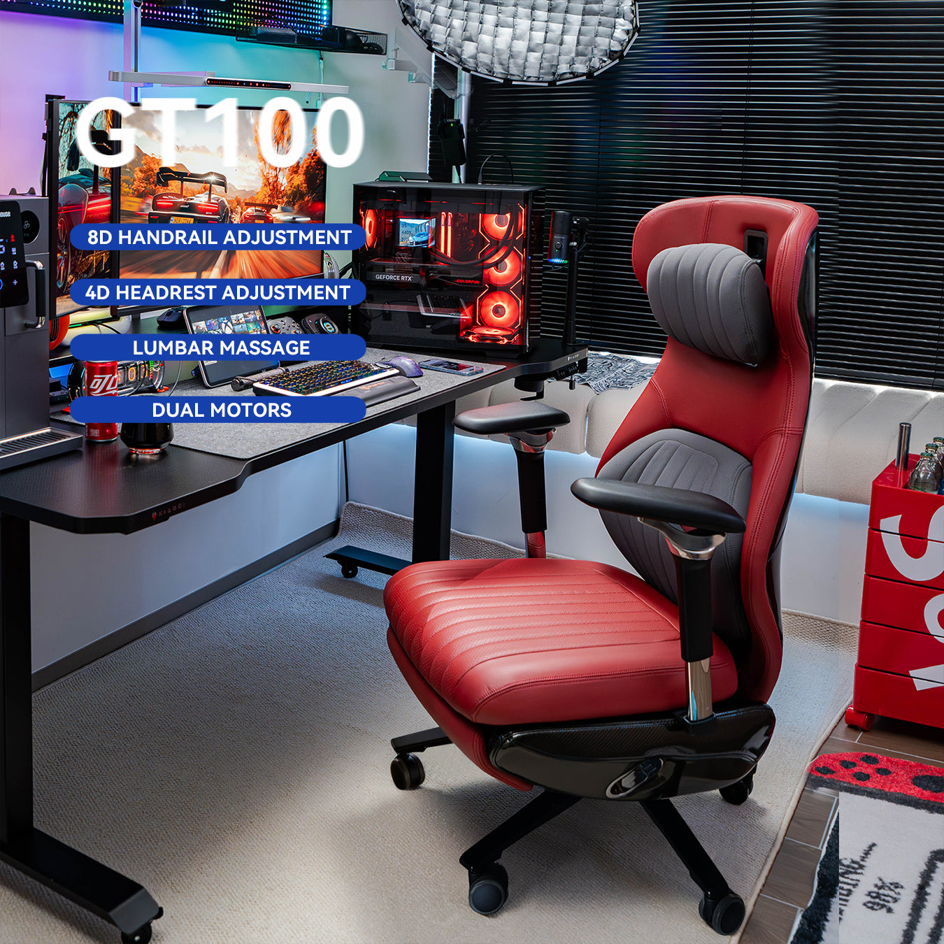 EMIAH GT100 Electric Smart Ergonomics Leather Chair