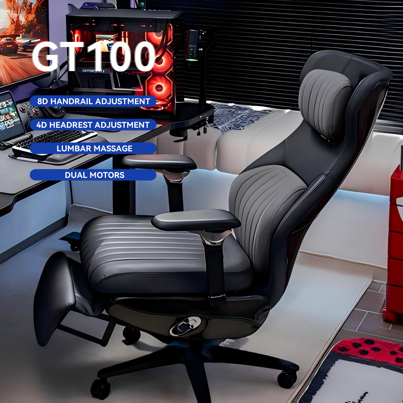 EMIAH GT100 Electric Smart Ergonomics Leather Chair