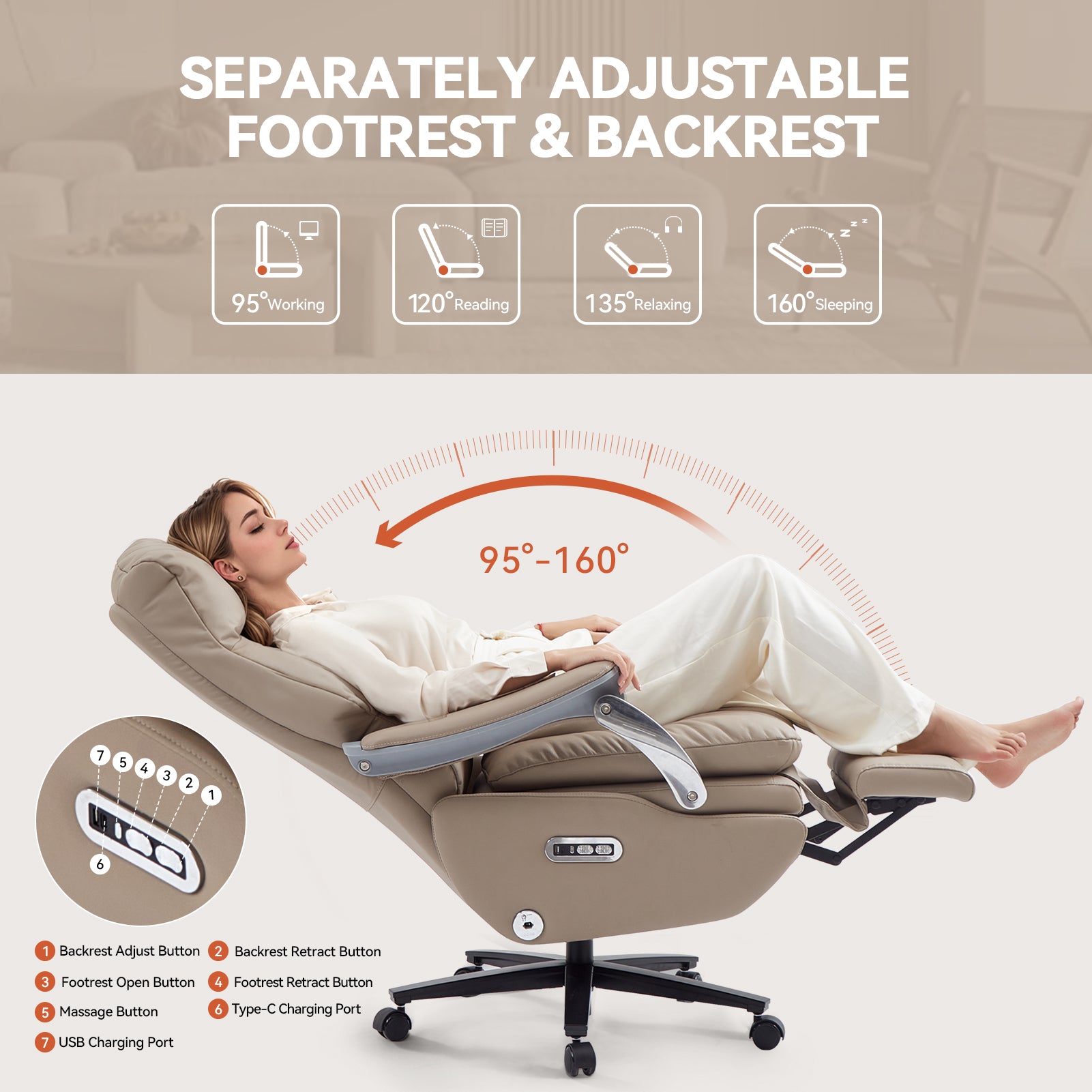 EMIAH MT031 Electric Smart Ergonomic Executive Office Chair（European）