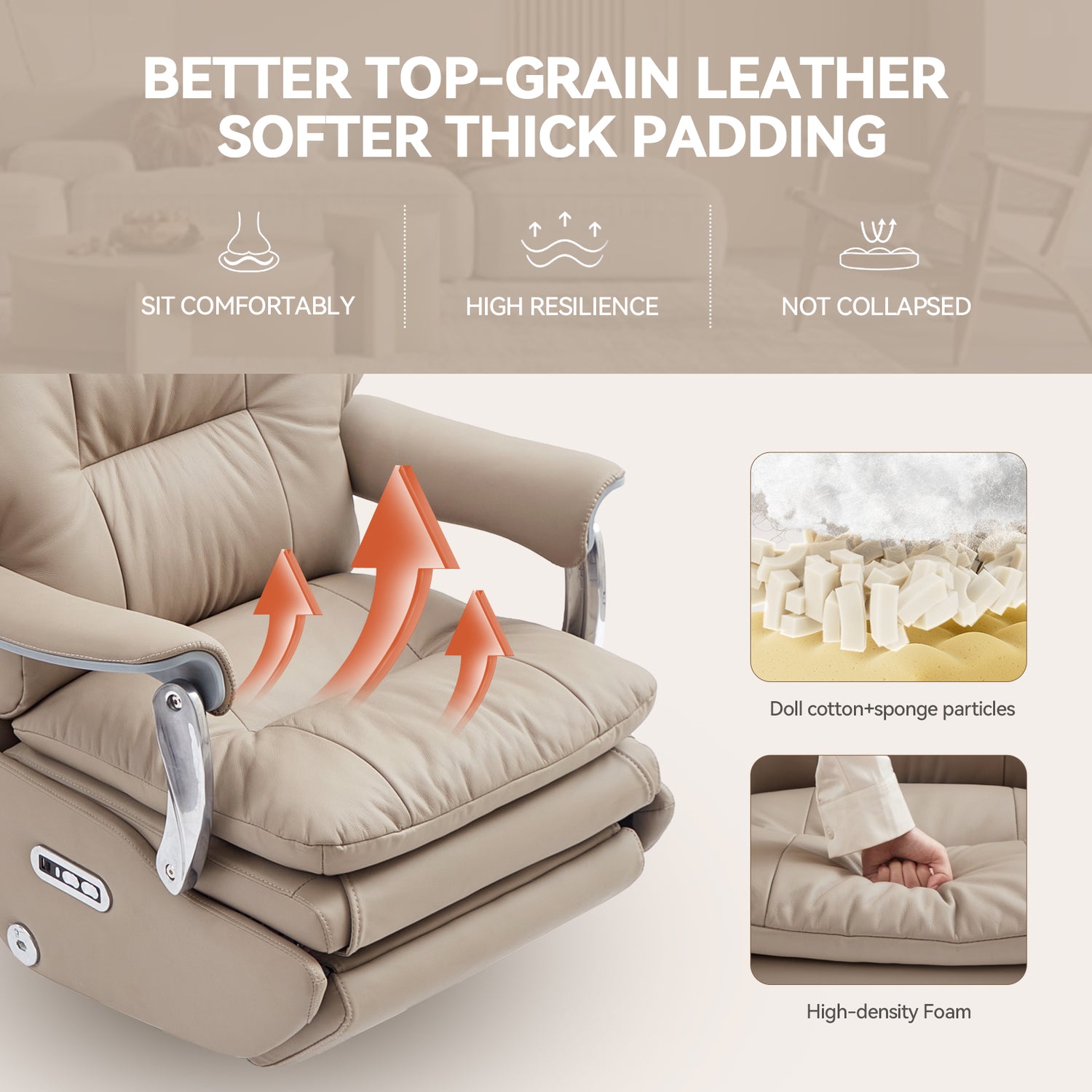 EMIAH MT031 Electric Smart Ergonomic Executive Office Chair（European）