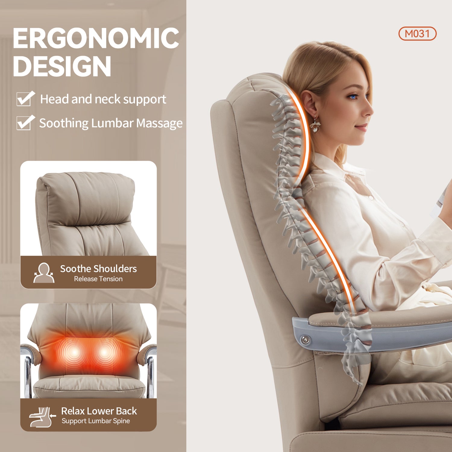 EMIAH MT031 Electric Smart Ergonomic Executive Office Chair（European）