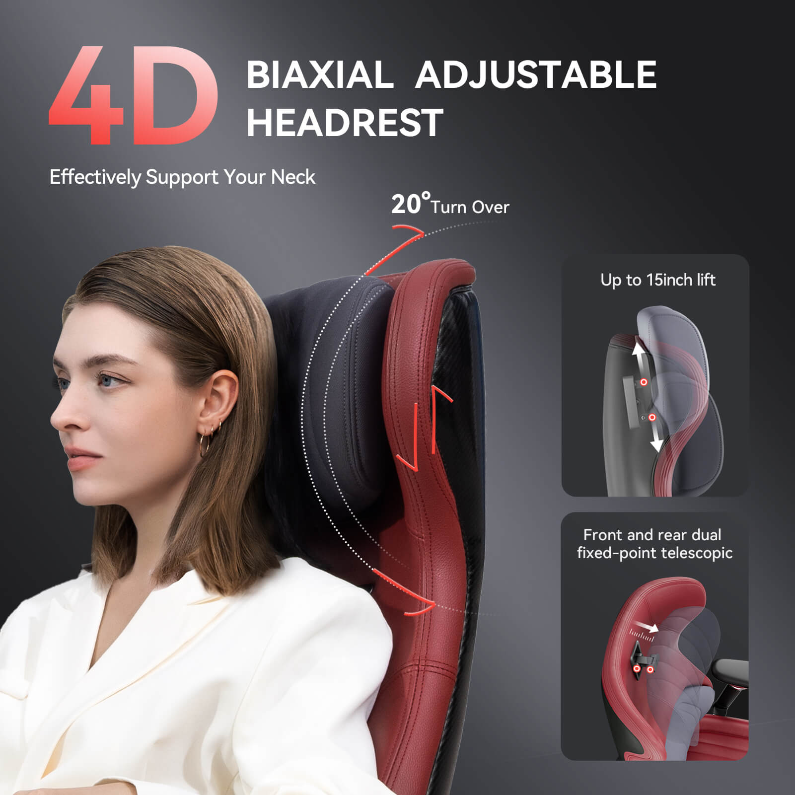 EMIAH GT100 Electric Smart Ergonomics Leather Chair